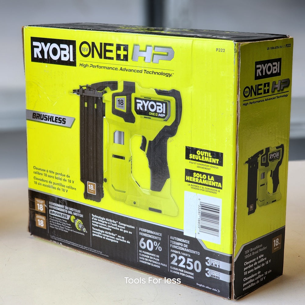 ONE+ HP 18V 18-Gauge Brushless Cordless Air Strike ONE+ HP 18V 18-Gauge Brushless Cordless Air Strike